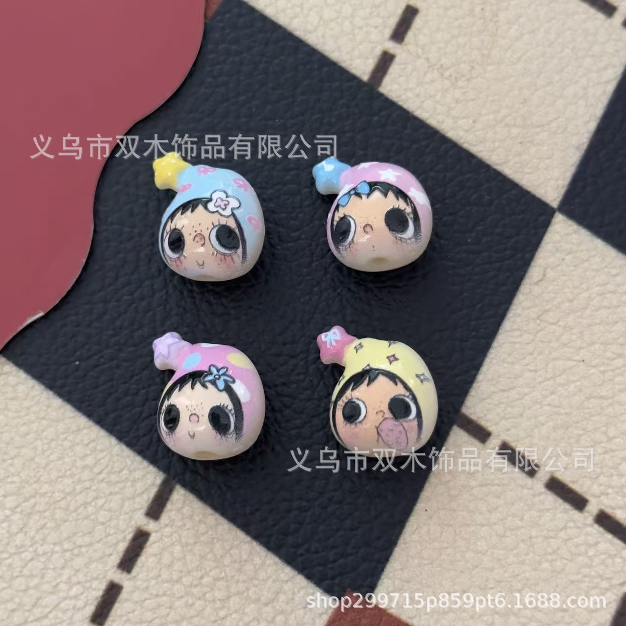 Phone Accessories Beads - 10 pezzi di perline stampate a
