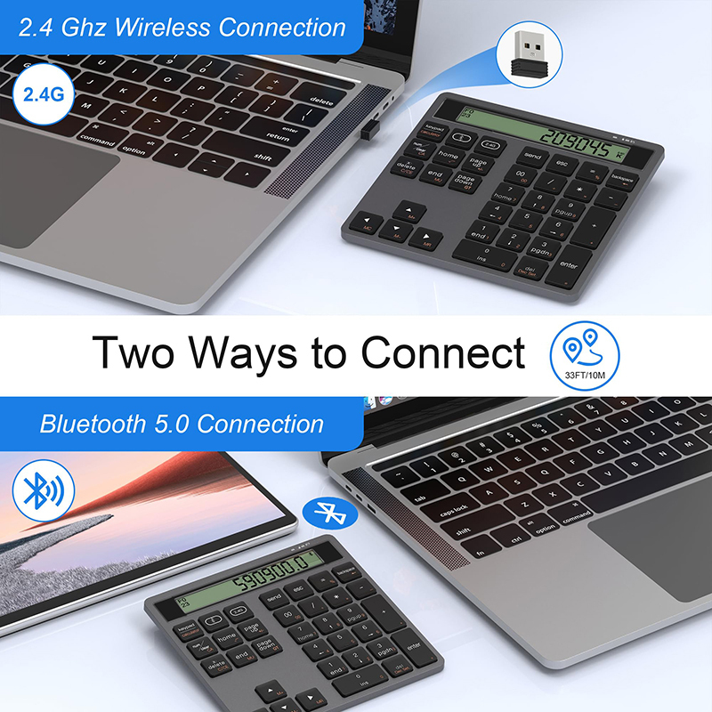 Phone Accessories Europe - Tastierino Numerico Wireless USB JOMAA con