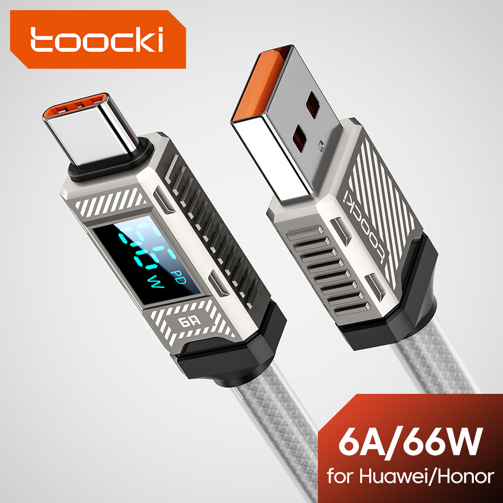 Usb Data Cable - Toocki PD 66W Cavo USB C