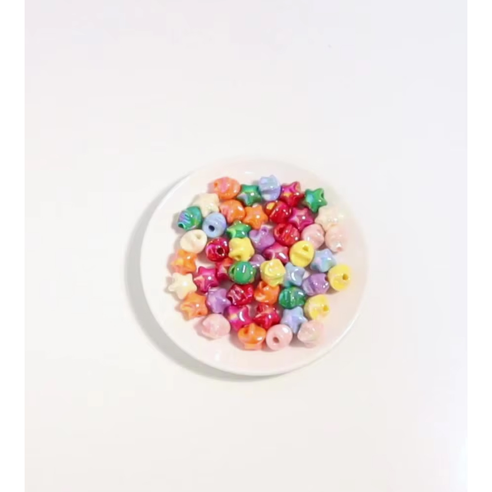 Phone Accessories Beads - 10 pezzi di perline acriliche colorate