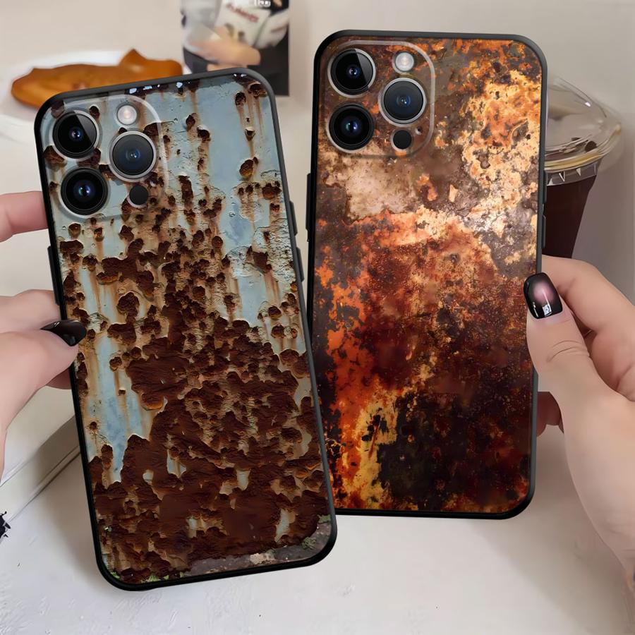 X Phone Accessories - Custodia dal design retrò ruggine per