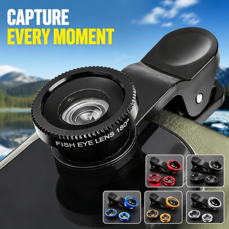 Lens Camera Clip - Kit Universale di Lenti per Fotocamera
