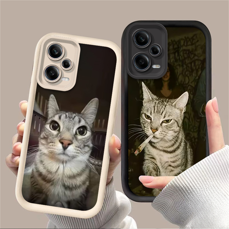 X Phone Accessories - Custodia Trendy per Telefono con Gatto