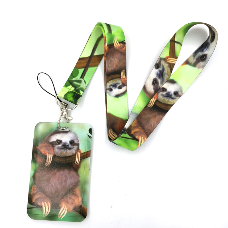 Neck Hanging Phone Holder - Real Animal Sloth Anime Cordino Porta