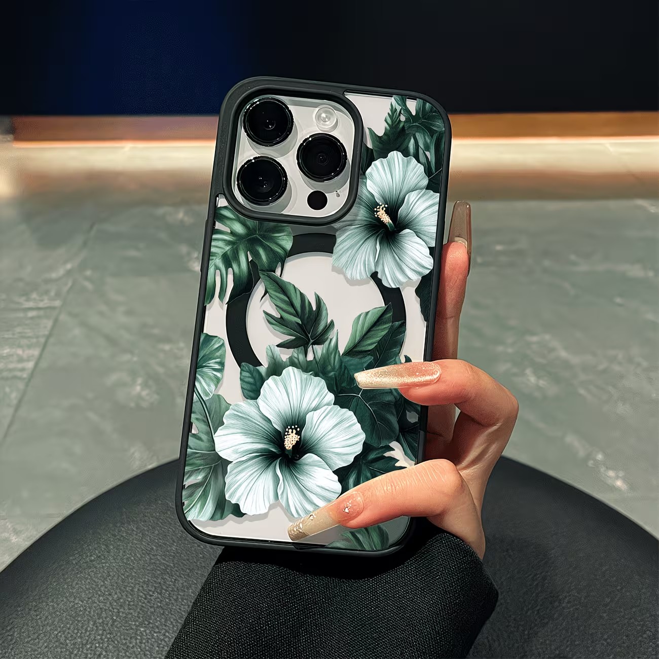 X Phone Accessories - Custodia per telefono con stampa floreale