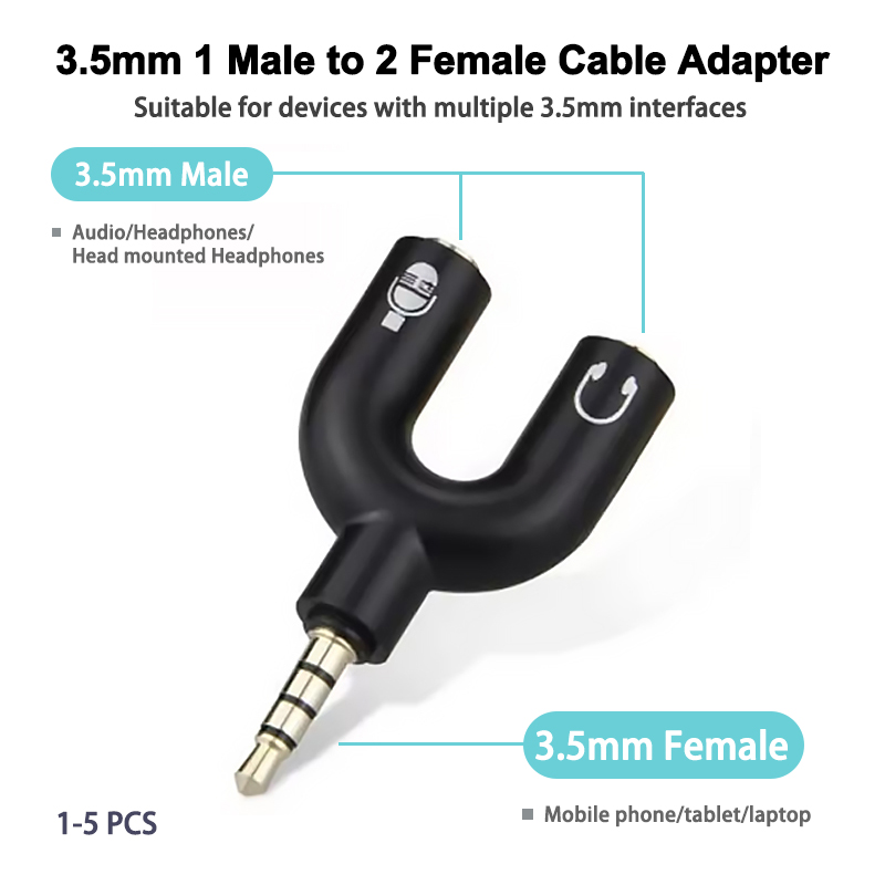 Adattatore per microfono split - Earphone Splitter Jack recensione e prezzo