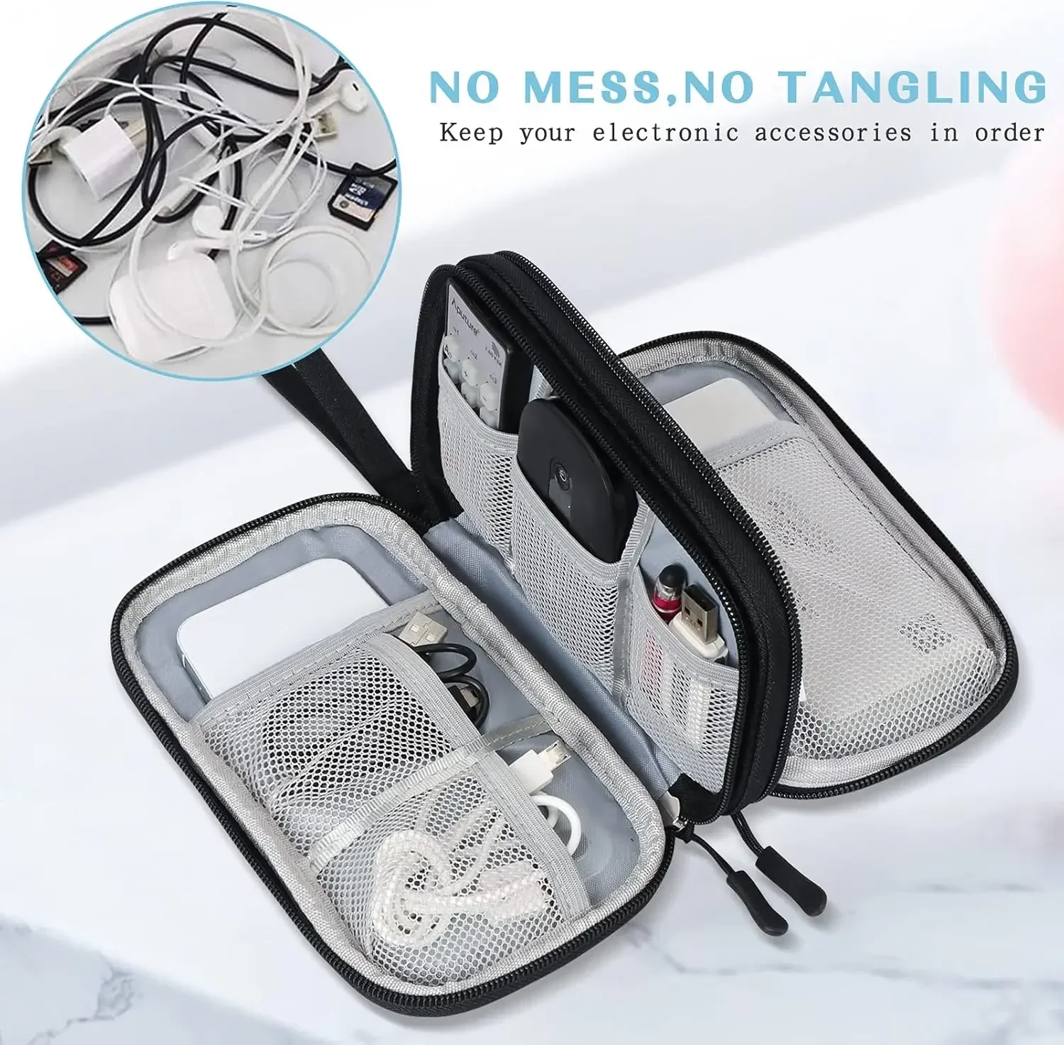 Borsa da Viaggio per Cavi, Cus - Usb Data Cable recensione e prezzo