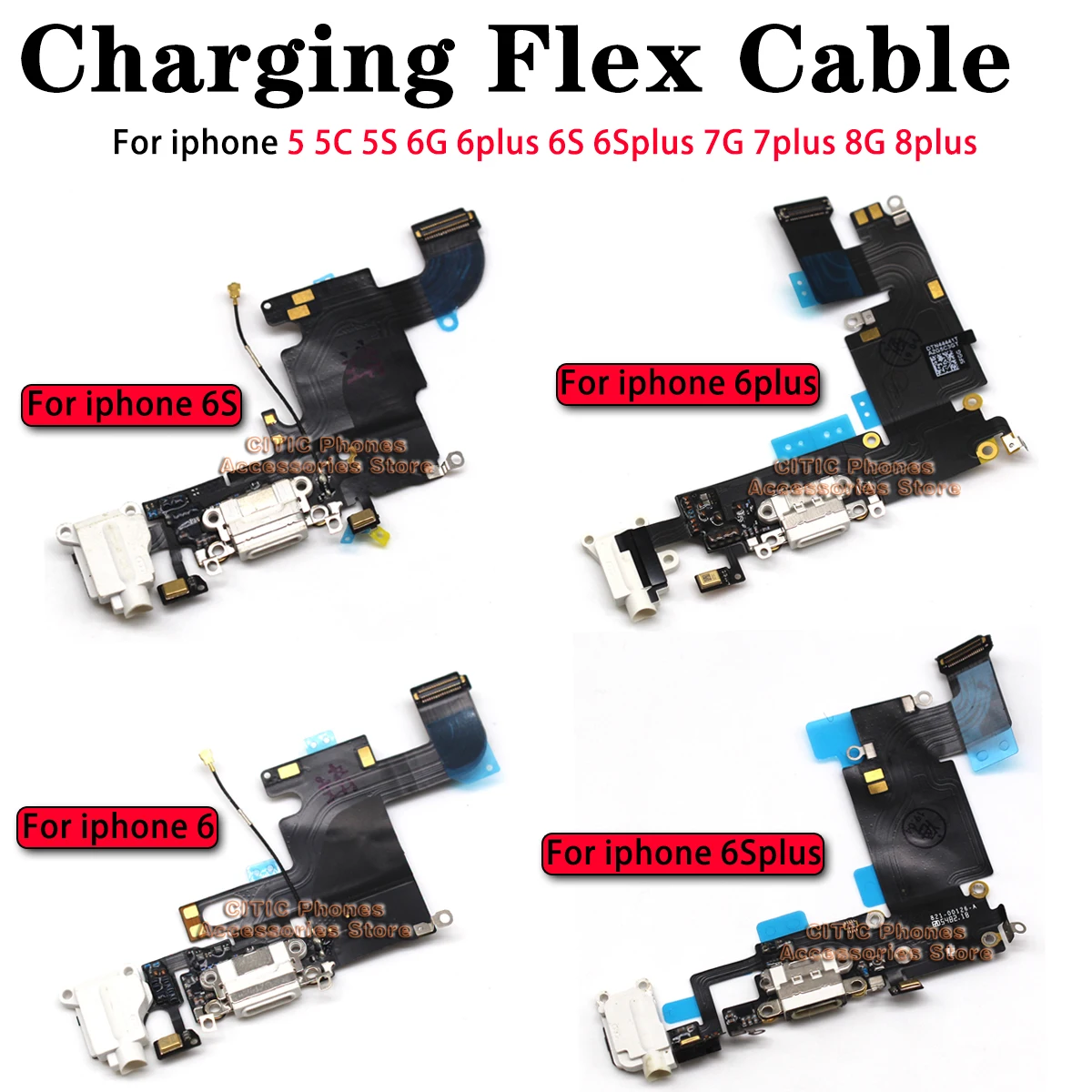 5 pezzi per iPhone 6 6S 7 8 Pl - Usb Data Cable recensione e prezzo